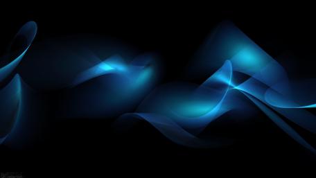Soothing Azure Swirls wallpaper