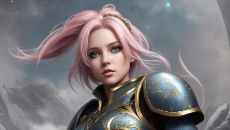 Warrior of the Celestial Realms wallpaper