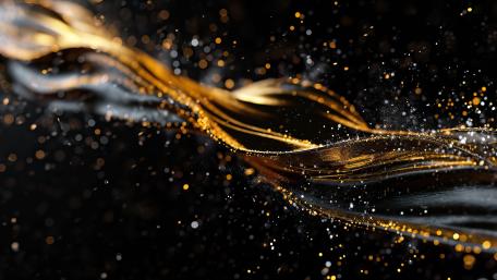 Golden Swirls of Elegance and Mystery wallpaper