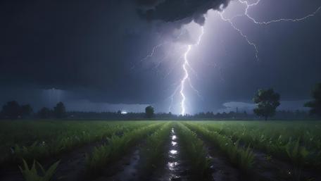 Electric Fury in the Heart of Nature wallpaper