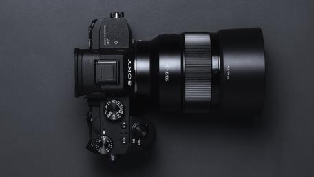 Professional Camera Gear on Dark Background wallpaper