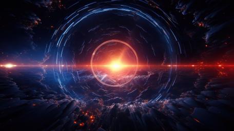 Interstellar Energy Vortex wallpaper