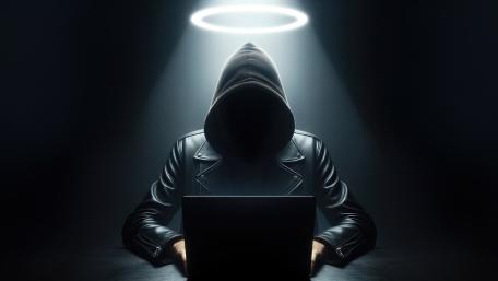 Mysterious Hacker in the Shadows wallpaper