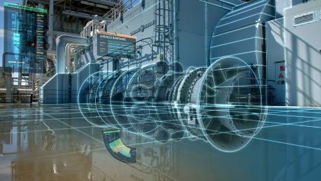 Futuristic Hydro Tech Facility wallpaper