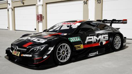 Sleek Mercedes AMG Racing Powerhouse wallpaper
