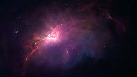 Cosmic Blossom in the Vast Universe wallpaper