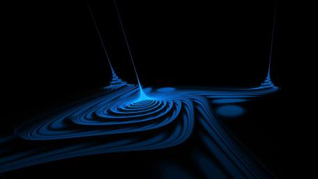 Blue Vortex of Serenity wallpaper