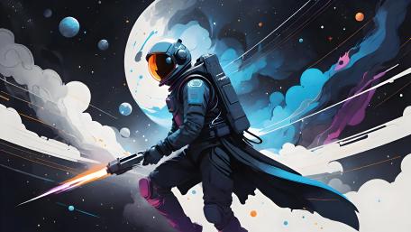 Astronaut Adventure Beyond Earth wallpaper