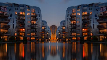 Modern Reflections in 's-Hertogenbosch wallpaper