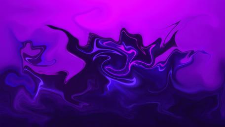 Abstract Liquid Dance in Purple Hues wallpaper