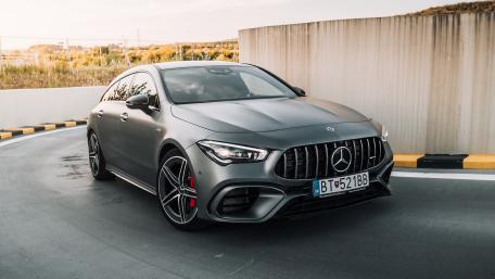 Sleek Mercedes CLA45 AMG in Stunning 4K wallpaper