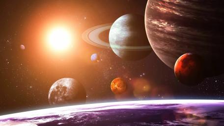 Dance of the Celestial Bodies wallpaper