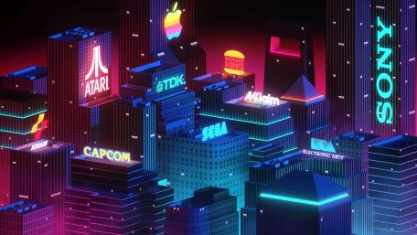 Neon Metropolis at Night wallpaper