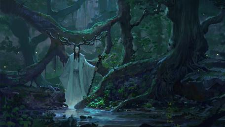 Magical Guardian of the Enchanted Woods wallpaper