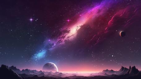 Cosmic Symphony of Color and Light wallpaper