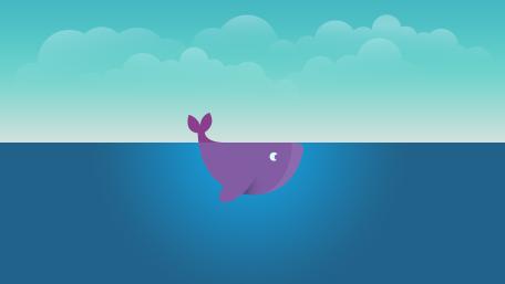 Gentle Giant of the Deep Blue Horizon wallpaper