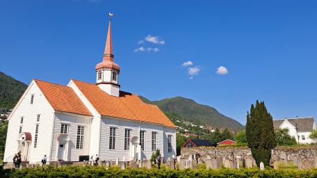 Church in Norway wallpaper