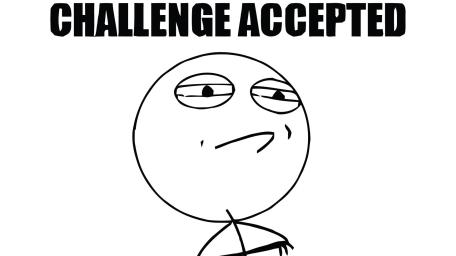Challenge Accepted Meme Laughs wallpaper