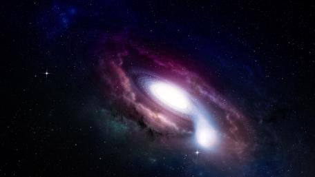 Galactic Vortex in 4K wallpaper