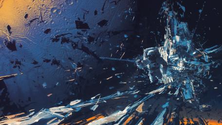 Journey Through the Cosmic Abyss wallpaper