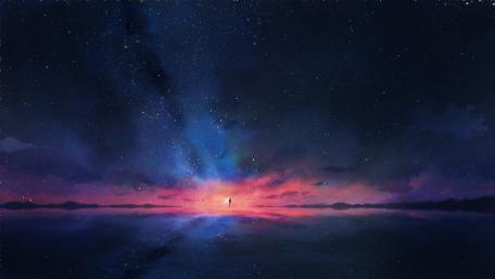 Cosmic Horizon Dreamscape wallpaper