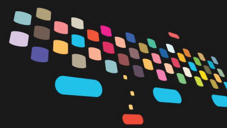 Vibrant Abstract Minimalism in 4K wallpaper