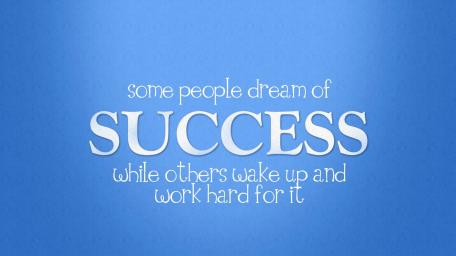 Dreams and Efforts Define Success in Life wallpaper