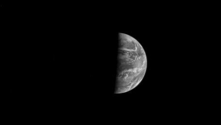 Satellite Imagery of Earth's Half-Shadowed Beauty wallpaper