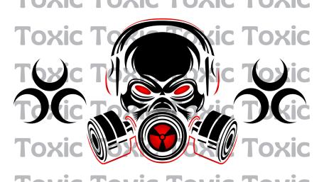 Toxic Gas Mask Skull Art wallpaper