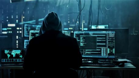 Hidden Hacker at Work wallpaper