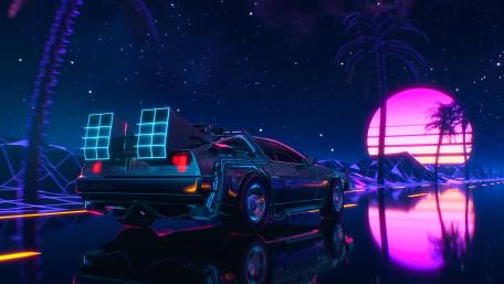 Synthwave Nights wallpaper