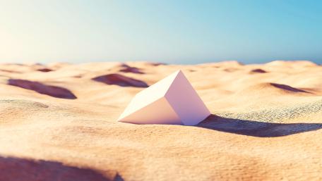 Deserted Geometry Wonderland wallpaper