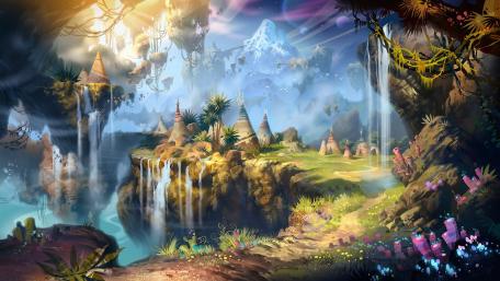 A Mystical Fantasy Dreamland wallpaper
