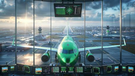 Modern Air Travel Innovation wallpaper