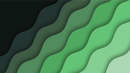 Serene Green Wave Patterns wallpaper