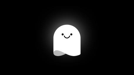 Adorable Minimalist Ghost wallpaper