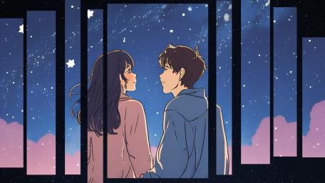 Starlit Romance wallpaper