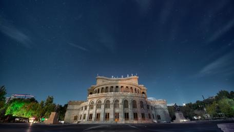 Yerevan Opera House Under the Stars wallpaper