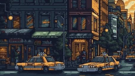 Retro City Taxi Adventure wallpaper