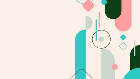 Geometric Pastel Shapes wallpaper
