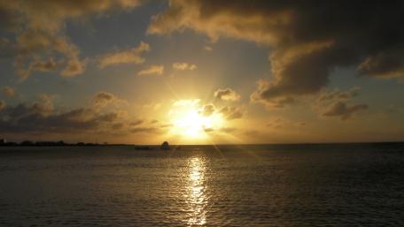 Sunset on the Sea of Japan wallpaper
