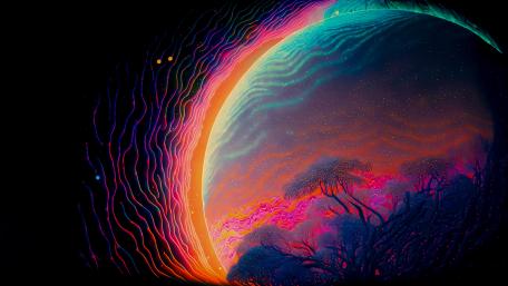 Galactic Dreamscape in 5K wallpaper