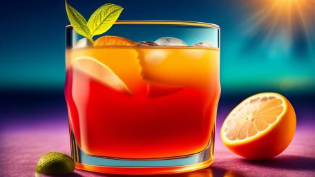Sunset Cocktail Splendor wallpaper
