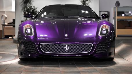 Exquisite Purple Ferrari 599 GTB Fiorano Wallpaper wallpaper