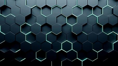 Modern Hexagonal Mesh Design wallpaper