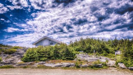 Cottage Amongst Nature's Beauty wallpaper