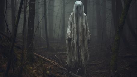 Spectral Haunting in the Enchanted Forest wallpaper
