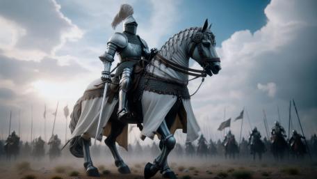 A Knight at war wallpaper