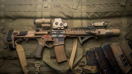 Tactical M4 Carbine Display wallpaper