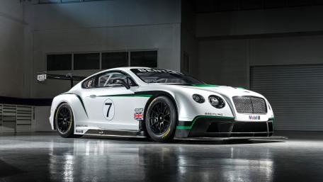 Bentley Continental GT3 Race Car Display wallpaper